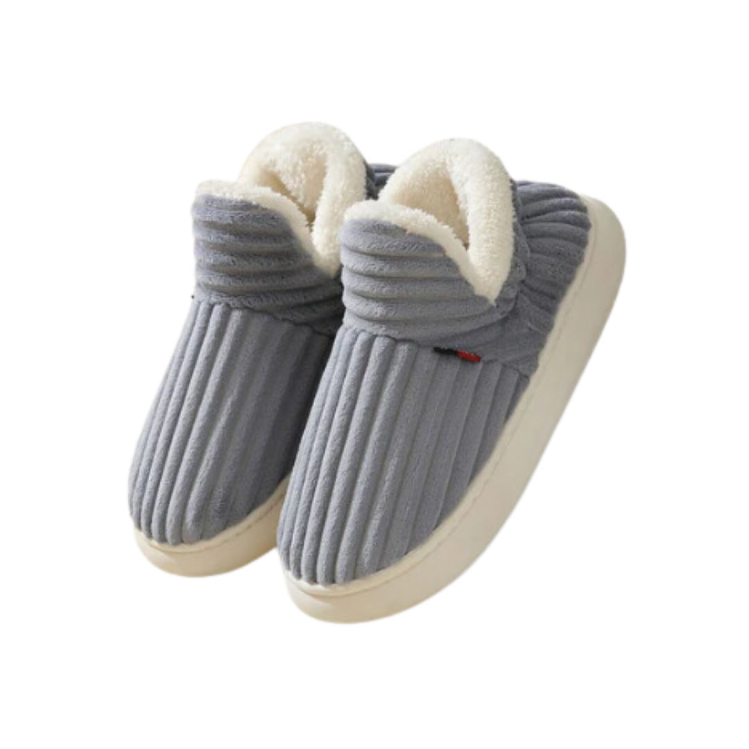1 + 1 GRATIS | CozyComfort™ Therapeutische Fluffy Fleece Winter Sloffen